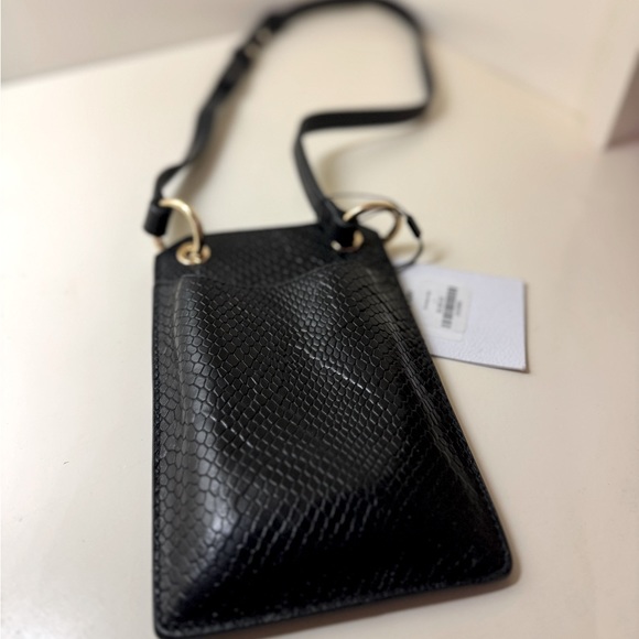 SUNCOO NWT Airy Black Phone Crossbody - Picture 3 of 5